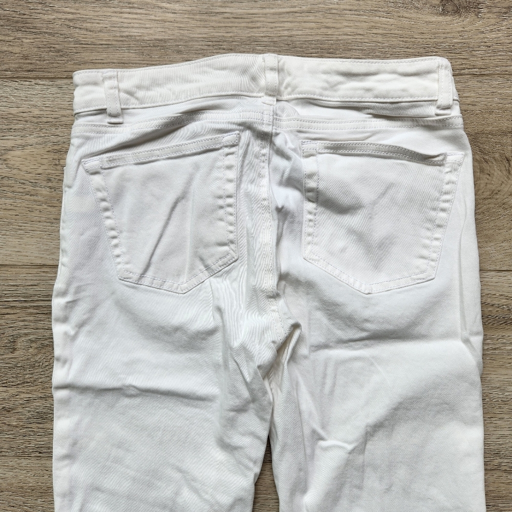 Chaps White Capri Jeans Womens 2p Cotton Stretch Casual Beach Summer - Picture 7 of 10